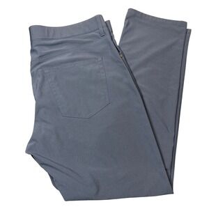 Tailor Vintage Luxe Performance New Canaan Slim Fit Pants Navy Blue 38x30 Mens